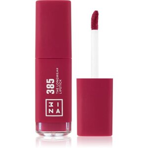 3INA The Longwear Lipstick hosszantartó folyékony rúzs árnyalat 385 - Dark raspberry pink 6 ml