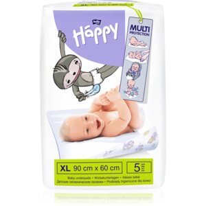 Bella Baby Happy Size XL eldobható pelenkázó-alátétek 90x60 cm 5 db