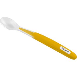 BabyOno Be Active Soft Spoon kiskanál Yellow 6 m+ 1 db