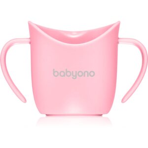 BabyOno Be Active Ergonomic Training Cup gyakorlóbögre fogantyúval Pink 6 m+ 120 ml