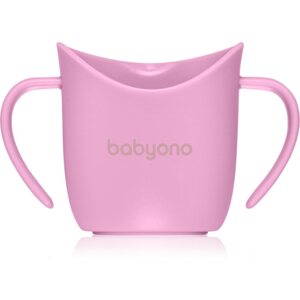 BabyOno Be Active Ergonomic Training Cup gyakorlóbögre fogantyúval Purple 6 m+ 120 ml