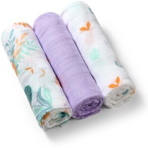 BabyOno Take Care Natural Bamboo Diapers mosható pelenkák Purple 3 db