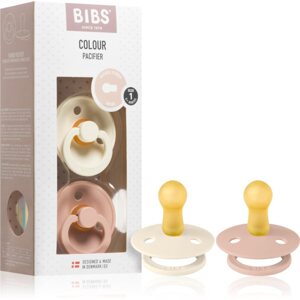 BIBS Colour Natural Rubber Size 1: 0+ months cumi Ivory / Blush 2 db