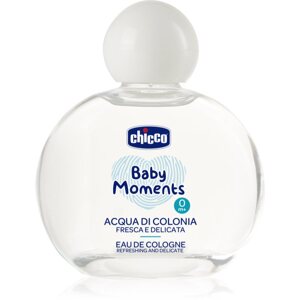 Chicco Baby Moments Refreshing and Delicate Eau de Cologne gyermekeknek születéstől kezdődően 100 ml