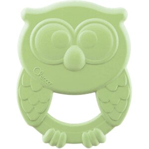 Chicco Eco+ Owly Teether rágóka Green 3 m+ 1 db