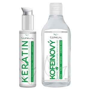 Clinical Keratin treatment + Caffeine shampoo szett (férfiaknak és nőknek)