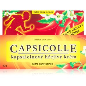 Capsicolle Capsaicin cream hot krém fokozottan hat a fáradt izmokra és ízületekre 50 g