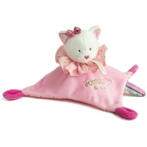 Doudou Gift Set Cuddle Cloth alvóka Pink Cat 1 db
