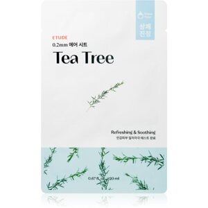 ETUDE 0.2 Therapy Air Mask Tea Tree nyugtató hatású gézmaszk frissítő hatással 20 ml