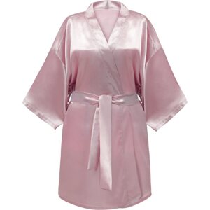 GLOV Bathrobes Kimono-style fürdőköpeny hölgyeknek szatén Pink 1 db