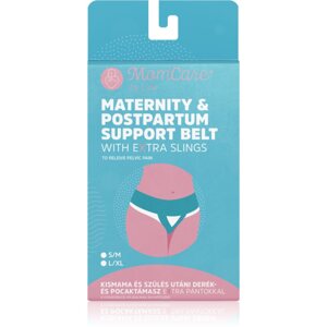 MomCare by Lina Maternity & Postpartum Support Belt várandóssági és szülés utáni támaszöv a kismedencei fájdalmak enyhítésére S-M 100 cm 1 db