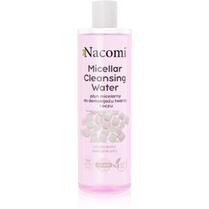 Nacomi Micellar Cleansing Water micellás víz hidratálja a bőrt és minimalizálja a pórusokat 400 ml