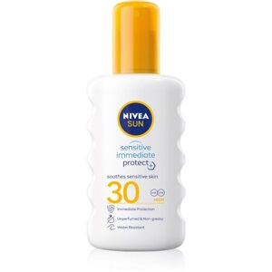 Nivea Sun Protect & Sensitive napvédő spray SPF 30 200 ml