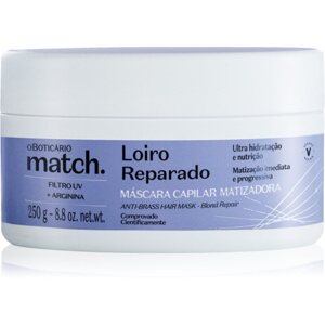 oBoticário Match regeneráló maszk szőke hajra 250 g