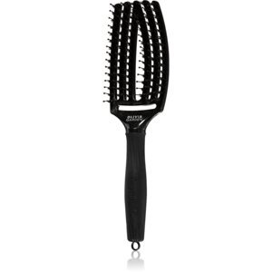 Olivia Garden Fingerbrush Midnight Desert lapos kefe odstín Onyx 27 cm