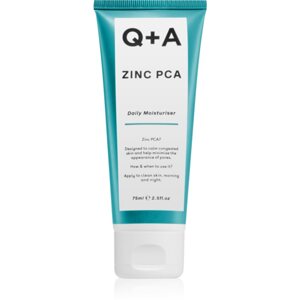 Q+A Zinc PCA feszesítő arckrém a bőr kisimításáért és a pórusok minimalizásáért 75 ml