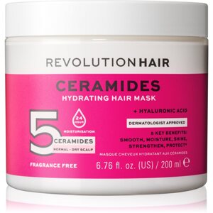 Revolution Haircare 5 Ceramides + Hyaluronic Acid hidratáló maszk hajra ceramidokkal 200 ml