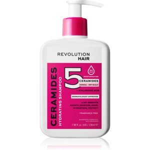 Revolution Haircare 5 Ceramides + Hyaluronic Acid hidratáló sampon ceramidokkal 236 ml