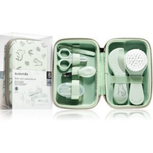 Suavinex Tigers Baby Care Essentials Set babaápoló szett Green 1 db