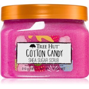 Tree Hut Cotton Candy Shea Sugar Scrub cukros test peeling 510 g