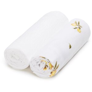 T-TOMI BIO Muslin Diapers mosható pelenkák Lemonade 65 x 65 cm 2 db
