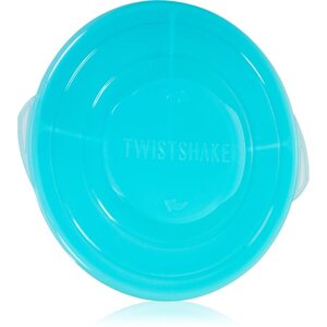 Twistshake Divided Plate osztott tányér kupakkal Blue 6 m+ 1 db