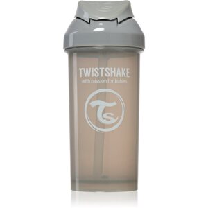 Twistshake Straw Cup Grey kulacs szívószállal 6 m+ 360 ml