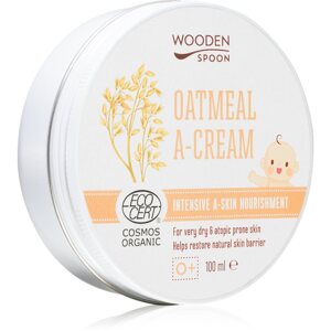 WoodenSpoon Oatmeal A-Cream Tápláló nyugtató krém száraz és atópiás bőrre 100 ml