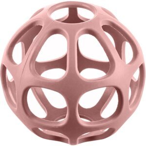 Zopa Silicone Teether Round rágóka Old Pink 1 db