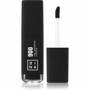 3INA The Longwear Lipstick hosszantartó folyékony rúzs árnyalat 900 - Black 6 ml