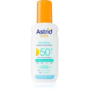 Astrid Sun Sensitive napozótej spray SPF 50+ magas UV védelemmel 150 ml