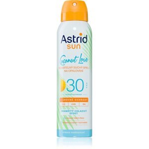 Astrid Sun Coconut Love láthatatlan napozó spray SPF 30 magas UV védelemmel 150 ml