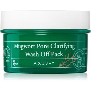 AXIS-Y 6+1+1 Advanced Formula Mugwort Pore Clarifying Wash Off Pack mélyen tisztító maszk nyugtató hatással 100 ml
