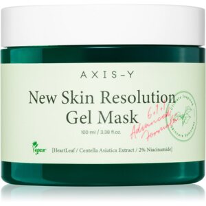 AXIS-Y 6+1+1 Advanced Formula New Skin Resolution Gel Mask bőrnyugtató géles maszk hűsítő hatással 100 ml