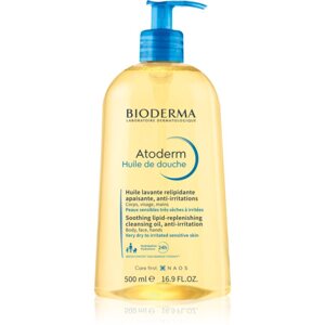 Bioderma Atoderm Shower Oil magasan tápláló és nyugtató tusfürdő olaj a száraz és érzékeny bőrre 500 ml