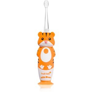 Brush Baby WildOnes WildOne elektromos fogkefe + 2 tartalékfej gyermekeknek Tiger 1 db