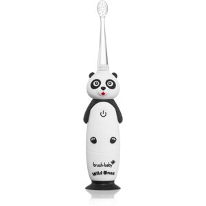 Brush Baby WildOnes WildOne elektromos fogkefe + 2 tartalékfej gyermekeknek Panda 1 db