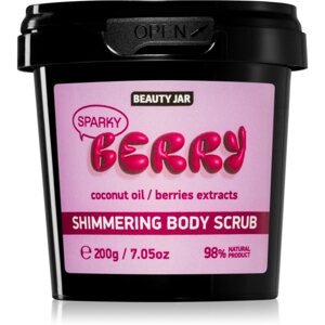 Beauty Jar Berry Sparky cukor és só peeling a csillogó fényért 200 g