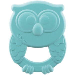 Chicco Eco+ Owly Teether rágóka Blue 3 m+ 1 db