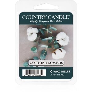 Country Candle Cotton Flowers illatos viasz aromalámpába 64 g