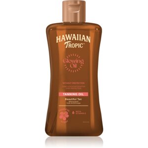 Hawaiian Tropic Glowing Oil Tanning testolaj a napbarnítottság meghosszabbítására 200 ml