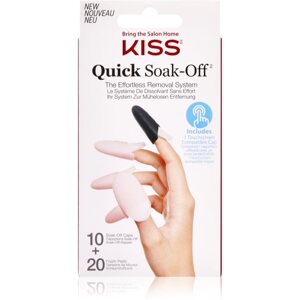 KISS Quick Soak-Off Remover Caps szett körmökre 30 db