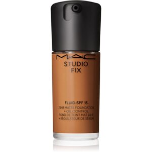 MAC Cosmetics Studio Fix Fluid SPF 15 24HR Matte Foundation + Oil Control mattító alapozó SPF 15 árnyalat NC47 30 ml
