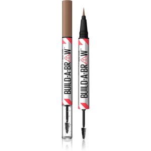 Maybelline Build-A-Brow Kétoldalú szemöldök ceruza a formáért és a fixálásért árnyalat 255 Soft Brown 1 db