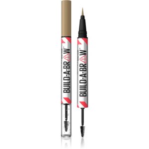Maybelline Build-A-Brow Kétoldalú szemöldök ceruza a formáért és a fixálásért árnyalat 250 Blonde 1 db