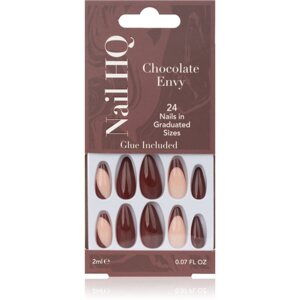 Nail HQ Almond műköröm Chocolate Envy 24 db