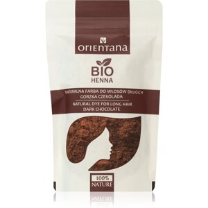 Orientana Bio Henna Natural Dye tartós hajfesték árnyalat Dark Brown 100 g