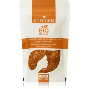 Orientana Bio Henna Natural Dye tartós hajfesték árnyalat Caramel Brown 100 g