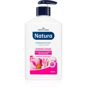 PAPOUTSANIS Natura Almond Cream folyékony szappan kézre 300 ml