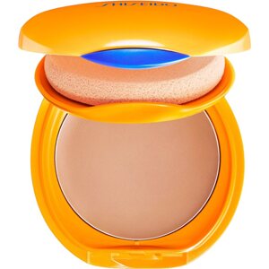 Shiseido Expert Sun Protector Tanning Compact Foundation SPF10 tonizáló sminkalap a make-up alá utántölthető árnyalat Honey 12 g